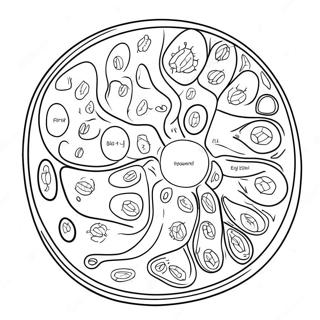 Page A Colorier Diagramme De Cellule Vegetale 10817-8867