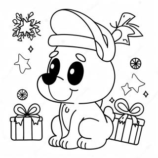 Page A Colorier De Bluey Noel 10847-8890