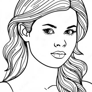 Page A Colorier De Selena Gomez 10977-8996