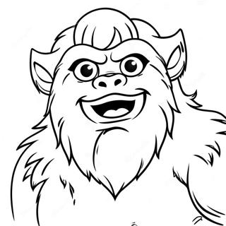 Page A Colorier De Yeti 10997-9011