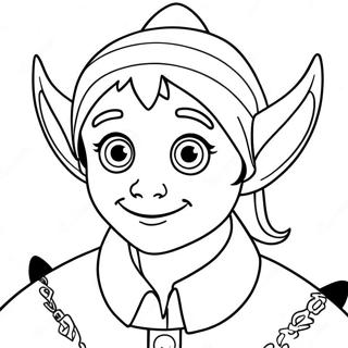 Page A Colorier Du Film Elf 11057-9060