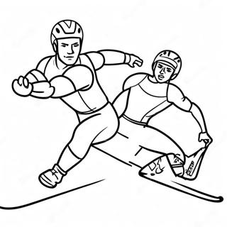 Page A Colorier Des Athletes Olympiques En Action 11068-9069