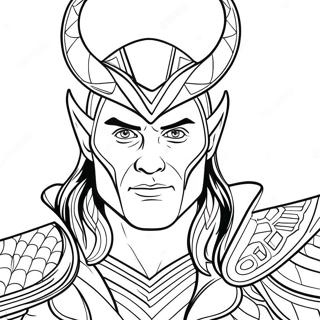 Page A Colorier De Loki 11107-9100