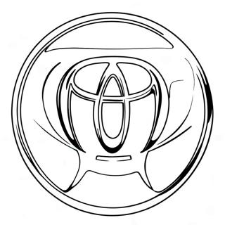 Page A Colorier Du Logo Toyota 11117-9114