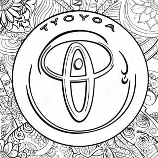 Page A Colorier Du Logo Toyota 11117-9115