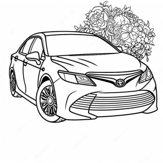 Page A Colorier De La Toyota Camry Sedan 11118-9118