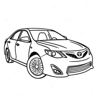 Page A Colorier De La Toyota Camry Sedan 11118-9119