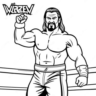 Page A Colorier De La Wwe 1111-886