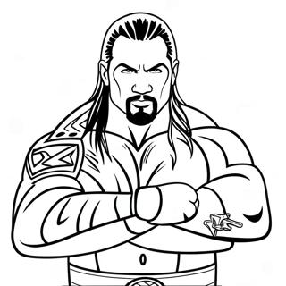 Page A Colorier De La Wwe 1111-888