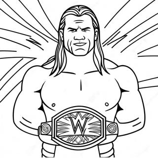 Page A Colorier De Match De Championnat De La Wwe 1112-889