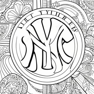 Page A Colorier Du Logo Des Yankees 11167-9154