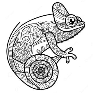 Page A Colorier De Cameleon 11217-9194