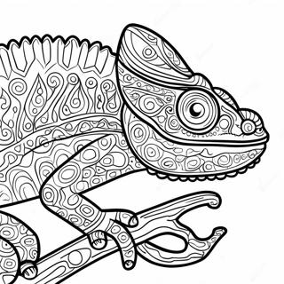 Page A Colorier De Cameleon 11217-9195