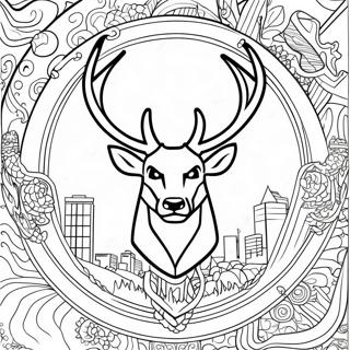 Bucks De Milwaukee Pages À Colorier