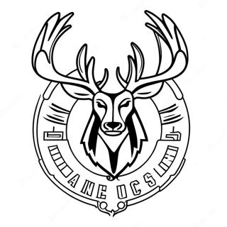 Page A Colorier Du Logo Des Milwaukee Bucks 11247-9218