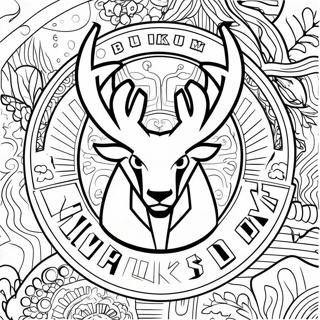 Page A Colorier Du Logo Des Milwaukee Bucks 11247-9219