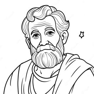 Page A Colorier Abraham Avec Des Etoiles 11358-9310