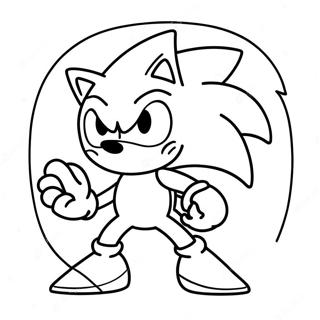 Page A Colorier Sonic En Fantome Effrayant 11408-9350