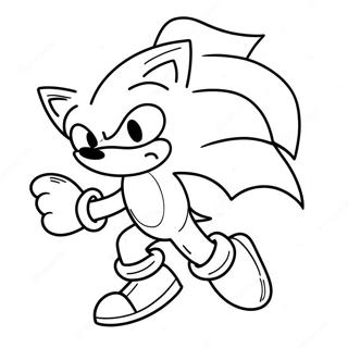 Page A Colorier Sonic En Fantome Effrayant 11408-9352