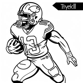 Page A Colorier Tyreek Hill En Action 1142-915