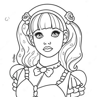 Melanie Martinez Pages À Colorier