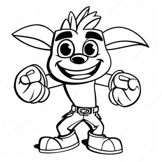 Page A Colorier De Crash Bandicoot 11547-9458