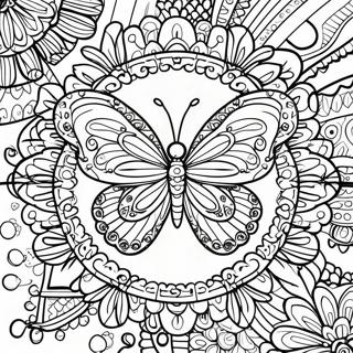 Page A Colorier De Mandala De Papillon Unique 11737-9633