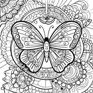 Page A Colorier De Mandala De Papillon Unique 11737-9635