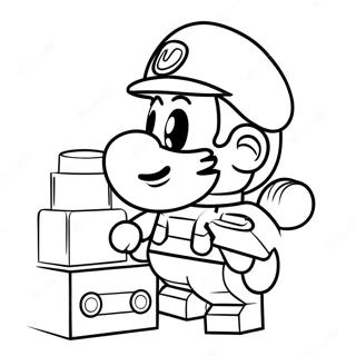 Page A Colorier De Lego Mario 11747-9618