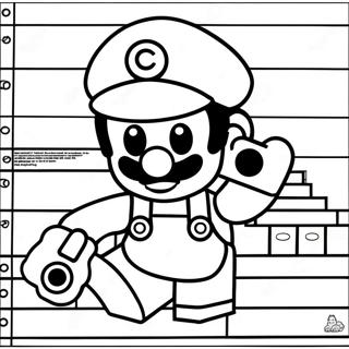 Page A Colorier De Lego Mario 11747-9644