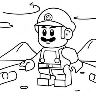 Page A Colorier De Laventure De Lego Mario 11748-9621