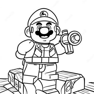 Page A Colorier De Laventure De Lego Mario 11748-9645