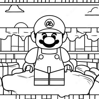 Page A Colorier De Laventure De Lego Mario 11748-9646