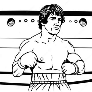 Page A Colorier De Boxe De Rocky Balboa 11767-9659