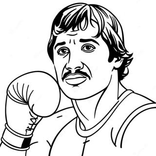 Page A Colorier De Boxe De Rocky Balboa 11767-9660