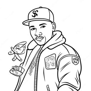 Page A Colorier De Gangster Hip Hop 11787-9666