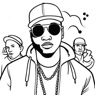 Page A Colorier De Gangster Hip Hop 11787-9667