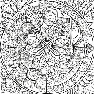 Page A Colorier Mandala Satisfaisant 11807-9682