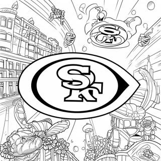 49ers De San Francisco Pages À Colorier