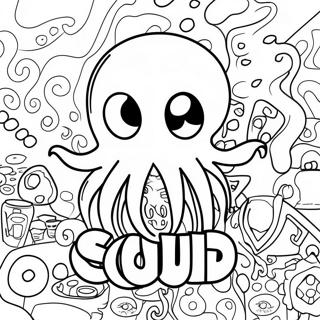 Page A Colorier Du Logo De Squid Game 11917-9756