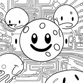 Pacman Pages À Colorier