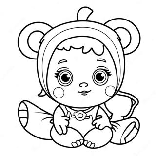 Page A Colorier De La Poupee Baby Alive 12037-9850