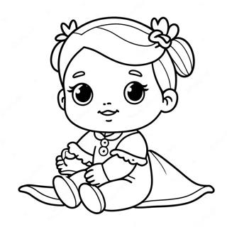 Page A Colorier De La Poupee Baby Alive 12037-9851