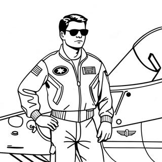 Page A Colorier Top Gun 12127-9924