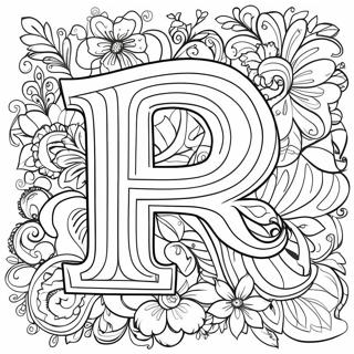 Page A Colorier De Lettres Cyrilliques Colorees 12158-9950