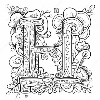 Page A Colorier De Lettres Cyrilliques Colorees 12158-9952