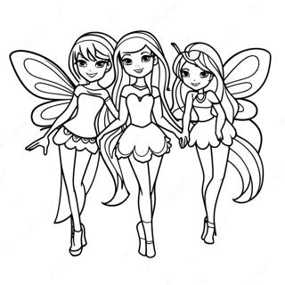 Winx Club Pages À Colorier