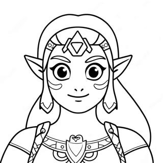 Zelda Pages À Colorier