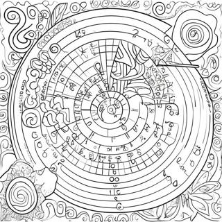 Page A Colorier De Mystere Mathematique 12237-10010