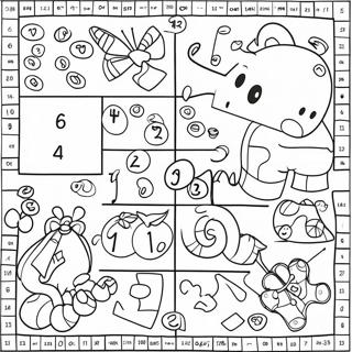 Page A Colorier De Puzzle Mathematique Amusant 12238-10013